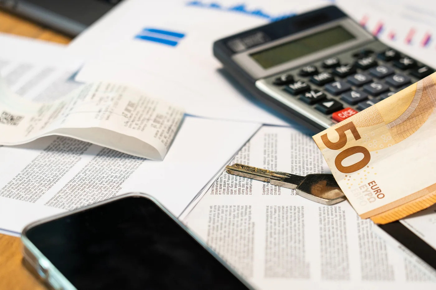 Planning a student budget.