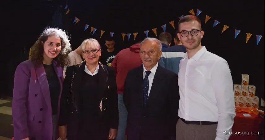 Kristijan and Bisera with Ambassador Zelenkovska and Mr. Nasteski